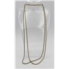 Image 1 : (2) STERLING SILVER ROPE STYLE CHAINS