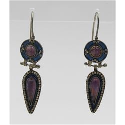 BEAUTIFUL AZTEC STYLE .925 EARRINGS