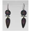 Image 1 : BEAUTIFUL AZTEC STYLE .925 EARRINGS