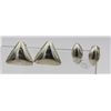 Image 1 : (2) PAIRS OF STERLING SILVER CLIP BACK EARRINGS