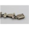 Image 3 : TWO STERLING SILVER AND STONE BRACELETS