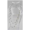 Image 1 : TWO .925 NECKLACES WITH BEAD SLIDES