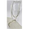 Image 1 : GROUP OF STERLING SILVER CHAINS