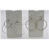 Image 1 : TWO PAIRS OF STERLING SILVER DANGLY EARRINGS