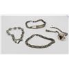 Image 1 : GROUP OF MISC. STERLING SILVER BRACELETS