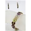 Image 1 : BEAUTIFUL MULTI-COLORED STONE SET