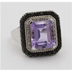 ESTATE STERLING SILVER RING SIGNED "JS"