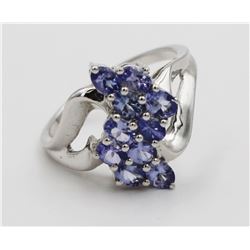 ESTATE STERLING SILVER RING SIGNED "JS"