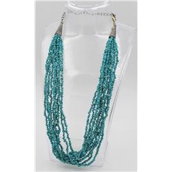 TEN STRAND TURQUOISE NECKLACE