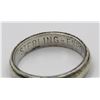 Image 2 : GROUP OF 8 STERLING SILVER BANDS