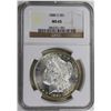 Image 1 : 1880-S MORGAN SILVER DOLLAR NGC MS65