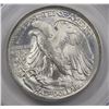 Image 3 : 1943 WALKING LIBERTY HALF DOLLAR PCGS MS64