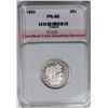 Image 1 : 1893 BARBER QUARTER CCGS GRADED GEM PROOF