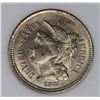 Image 2 : 1873 THREE CENT NICKEL CCGS GEM BU