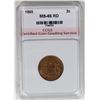 Image 1 : 1865 TWO CENT CCGS GRADED GEM BU RED