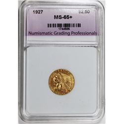 1927 $2.50 INDIAN GOLD NGP