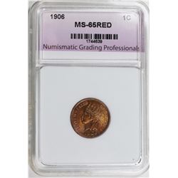 1906 INDIAN CENT NGP GEM BU