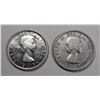 Image 2 : (2) 1955 CANADA SILVER DOLLARS