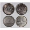Image 1 : CANADIAN SILVER DOLLARS: 1935, 1936 & (2) 1939