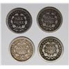Image 2 : SEATED DIMES: 1847, 1848, 1849 AND 1849-O