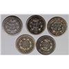 Image 2 : SEATED DIMES: 1852, 1851-O, 1850-O, 1850 AND 1851