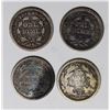 Image 2 : SEATED DIMES: 1859, 1859-O, 1860 AND 1862