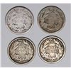 Image 2 : SEATED DIMES: 1868, 1869-S, 1870, AND 1871