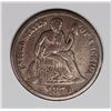 Image 1 : 1870-S SEATED DIME FINE. STRONG "LIBERTY" RARE