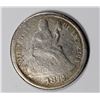 Image 1 : 1872-CC SEATED DIME GOOD