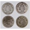 Image 2 : SEATED DIMES: 1872, 1872-S, AND (2) 1873
