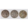 Image 2 : SEATED DIMES: 1891, 1891-O, 1891-S