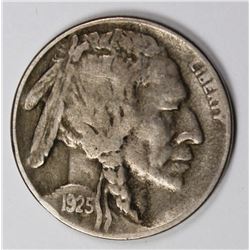 1925-D BUFFALO NICKEL VF+ NICE