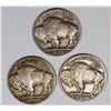 Image 2 : BUFFALO NICKELS: 1927 XF, 1927-D VF+ AND 1927-S VF