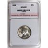 Image 1 : 1939 WASHINGTON QUARTER CCGS SUPERB GEM BU