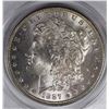 Image 2 : 1887 MORGAN SILVER DOLLAR PCGS MS63
