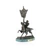 Image 2 : Buffalo Signal Bronze Replica By Frederic Remington