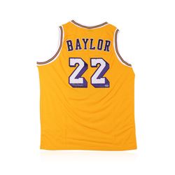 PSA Certified Elgin Baylor Autographed Basketball Jersey
