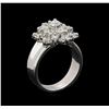 Image 4 : 14KT White Gold 1.55 ctw Diamond Ring