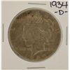 Image 1 : 1934-D $1 Peace Silver Dollar Coin