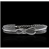 Image 1 : 0.40 ctw Diamond Bracelet - 14KT White Gold