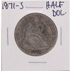 1871-S Liberty Seated Half Dollar Coin