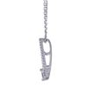 Image 2 : 0.07 ctw Diamond Necklace - 18KT White Gold