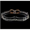 Image 2 : 0.29 ctw Diamond Bracelet - 14KT White Gold