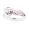 Image 3 : 1.00 ctw Mystic Topaz and Diamond Ring - 14KT White Gold