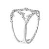 Image 4 : 0.51 ctw Diamond Ring - 18KT White Gold