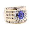 Image 1 : 0.35 ctw Diamond Wide Band - Platinum