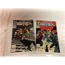 GR OF 2, MARVEL COMICS - WOLFPACK - NO 1 & 2