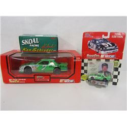 THREE DIE CAST STOCK CARS