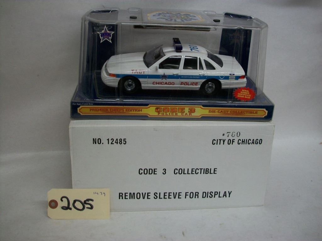 Code 3 Collectible Die Cast Police Car