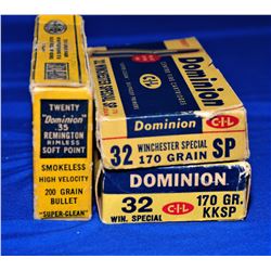 Box Lot Vintage Ammo